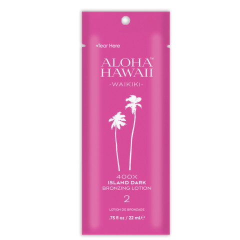Aloha Hawaii Waikiki #2 (400x Island Dark Bronzing lotion) 22ml