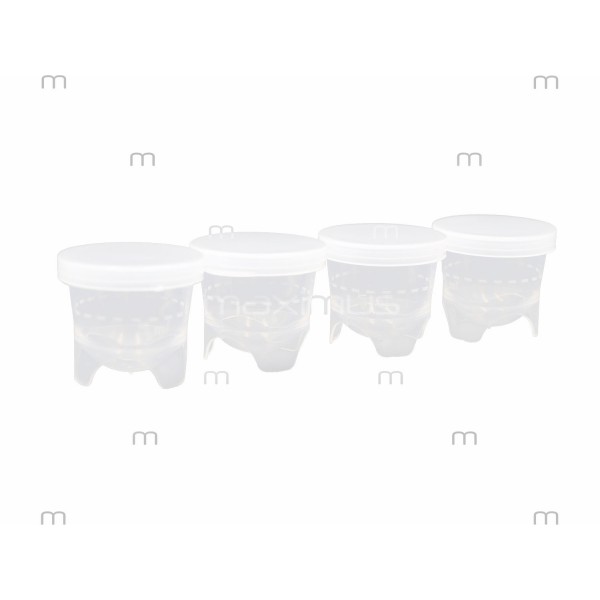Lotion portioning cups in set with lids - 100 pcs.